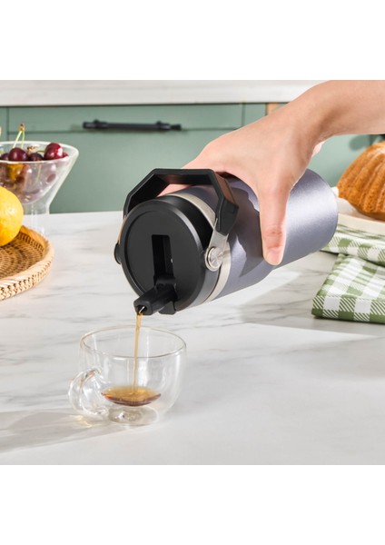 Star Ice Çelik Sızdırmaz Termos Gri 550 ml