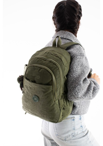 Su Geçirmez Kumaş Yeşil Çanta Yükseklik 40CM Genişlik 28CM modelleri