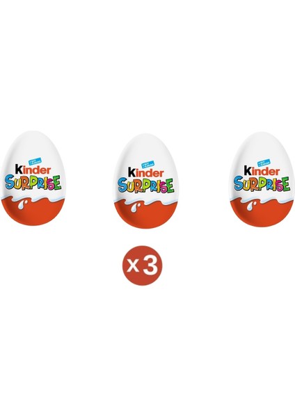 Kinder Sürpriz Yumurta 20 G - 3 Adet