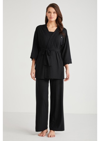 Lux Mood Üçlü Pijama Takımı modelleri