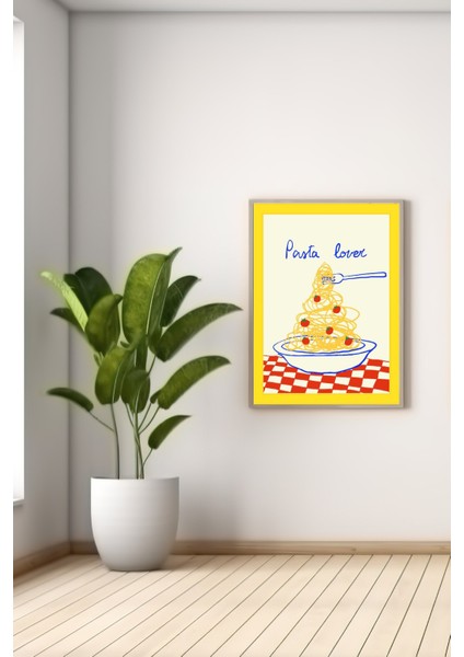 A3 Pasta Lover Baskılı Poster fiyatları