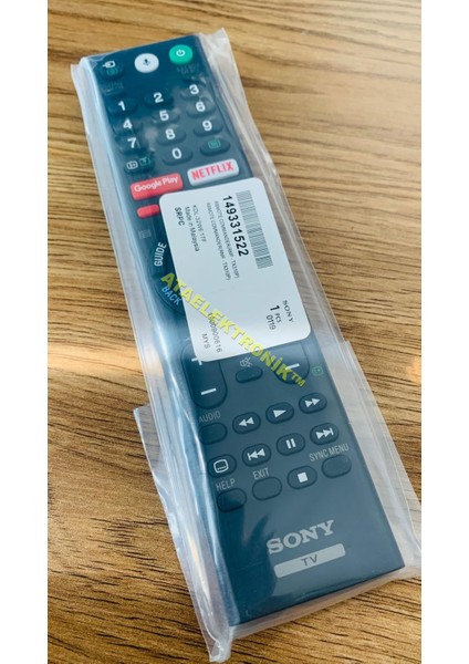 Sony Bluetooth Sesli Arama Mikrofonu Uzaktan ve Sony Smart Bravia Android TV'ler, Sony 4K UHD Kristal HDR TV, Sony OLED Ultra HDTV, XBR KDL Serisi TV