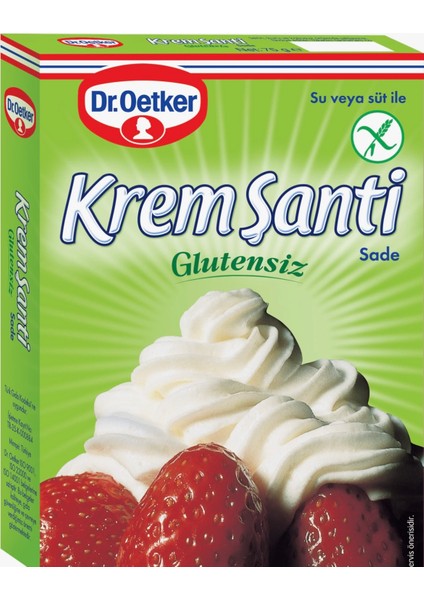 Glutensiz Krem Şanti 2 adet