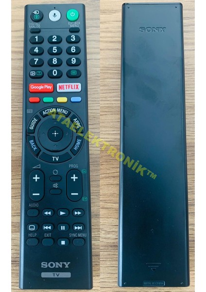 Sony SES KOMUTLU TV Uzaktan Kumandası RMF-TX310E Sesli - Sony Bravia Smart TV KD-43XF8096 KD-43XF8588 KD-49XE8004