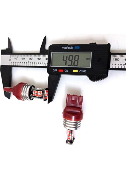 T20 7440/7443 Tek Duy/çit Duy 3030 Chip 24SMD Kırmızı LED Ampul