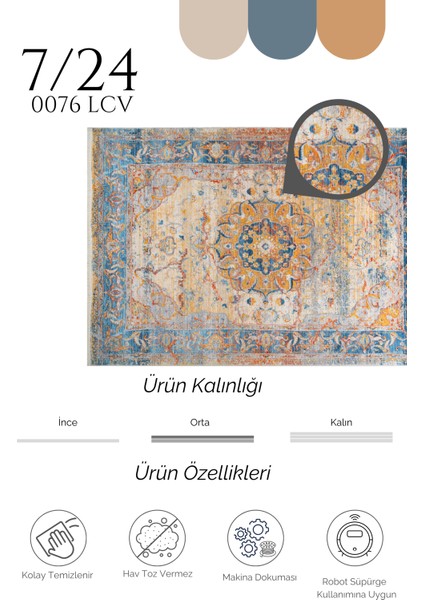 Makine Halısı Agnello Halı 7/24 0076 Lcv fiyatları