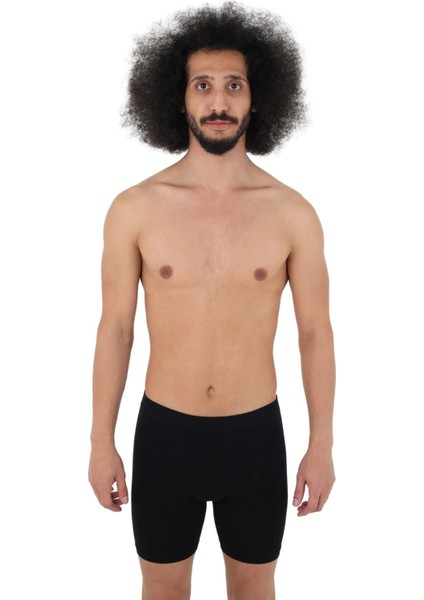 Erkek 6 Lı Özel Paket Mikro Fiber Esnek Dikişsiz Uzun Boy Boxer modelleri