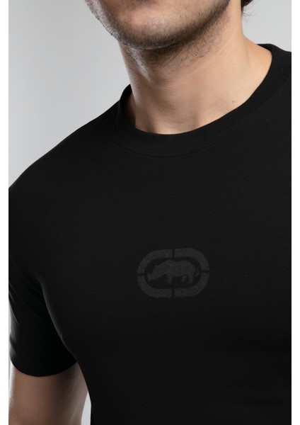ECKO UNLTD Johnson Siyah Bisiklet Yaka Baskılı Standard Fit Erkek Tshirt fiyatları
