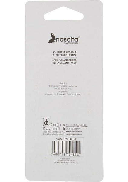 Kirpik Kıvırma Aleti - Yedek Lastik - Beyaz - 6 Adet fiyatları