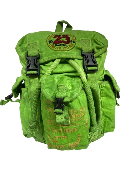 Tek Gözlü Vintage Disayn Unisex Sırt Günlük Okul Gezi Kamp Trekking Çantası Kc Ahtapot Bag 26 cm x 42 cm fiyatları