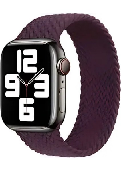 Apple Watch Örgü Hasır 5 Li Paket Seri 2-10 Arası 38-40-41 mm Uyumlu Lastikli Kordon Kayış