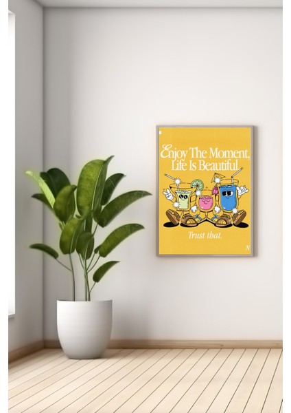A3 Lıfe Is Beautıful Baskılı Poster