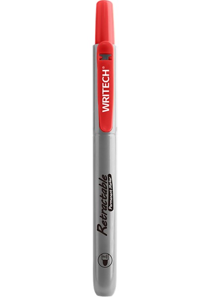 Wrıtech W-805P Basmalı Permanent Kalem Refıll Kırmızı - 12'li Kutu