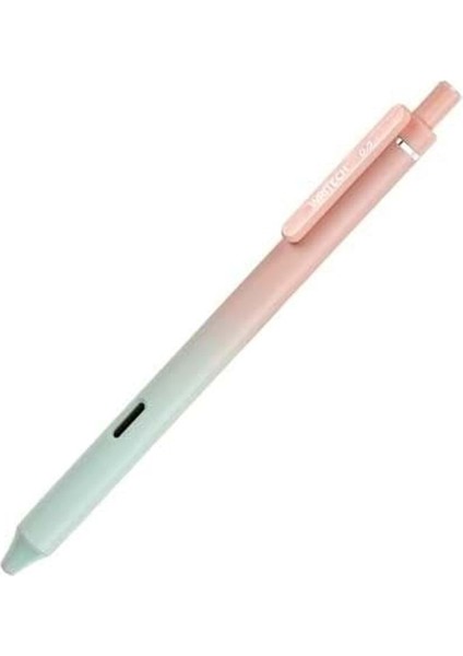 Wrıtech W-0171 Aurora Pembe-Yeşil Gövde Mavi Jel Kalem - 12'li Kutu