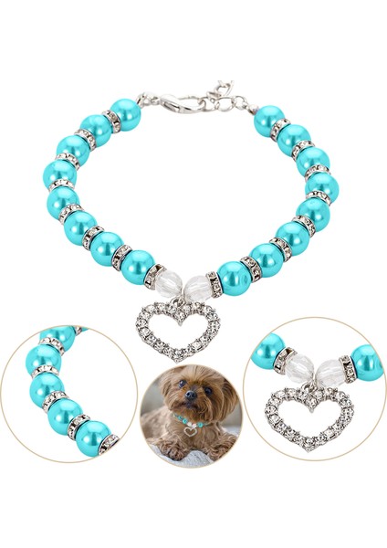 Mor Tarzı S Beden Küçük Köpekler Için Erkek Köpek Papyonlu Tasma Kolye Kediler Için Inci ve Elmaslı Halat Tasma Köpek Tasma Kolyesi Erkekler Için Zil Yok (Yurt Dışından)