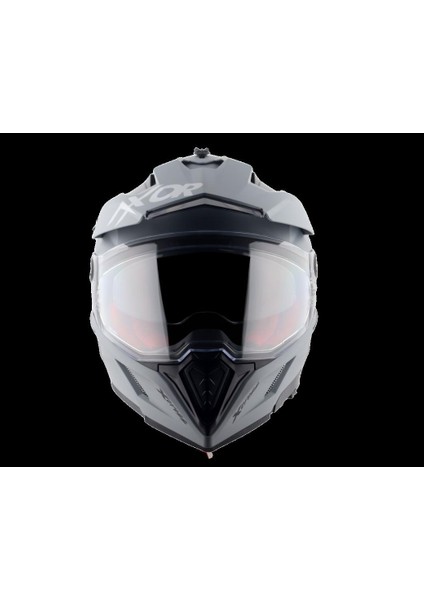 x Cross Sc-Dual VIS0R-E Kask Nıchel Nardo Grey