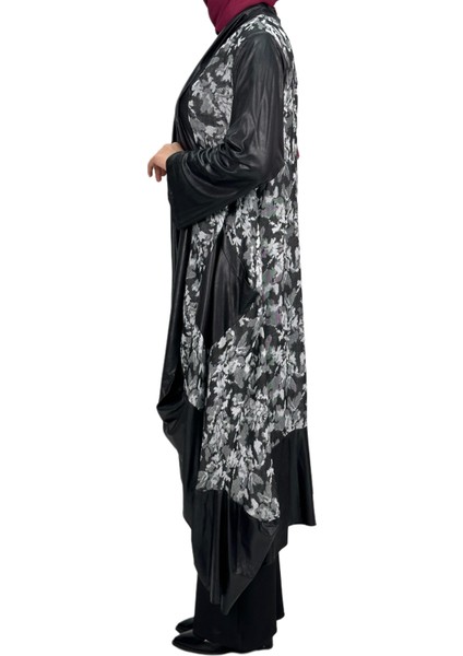 Iç Tunik ve Kimono Ikili Takım Siyah OTW43807