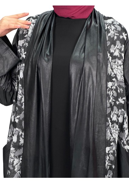 Iç Tunik ve Kimono Ikili Takım Siyah OTW43807