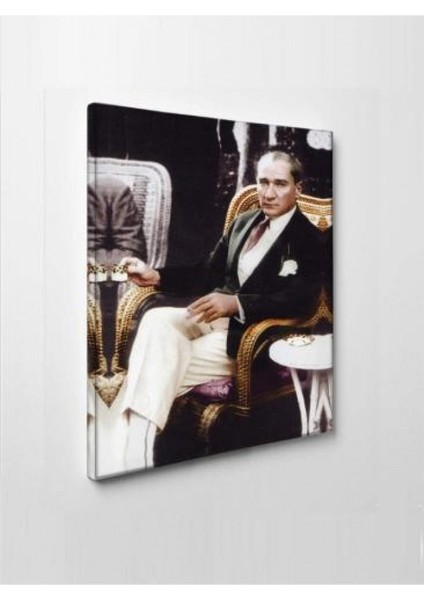 Kanvas Tablo Atatürk LED Işıklı