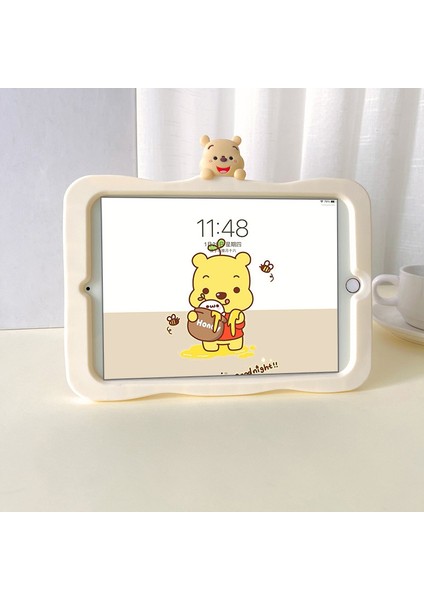 Samsung Galaxy Tab A9 Plus X210 X213 X215 X217 Kılıf Cute Dolls Standlı Eğlenceli 3D Karekterli Çocuk Kılıfı