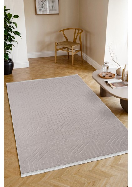 Kaymaz Taban Yıkanabilir Modern Salon Mutfak Oturma Odası Çocuk Odası Halısı 5025 Vizon modelleri