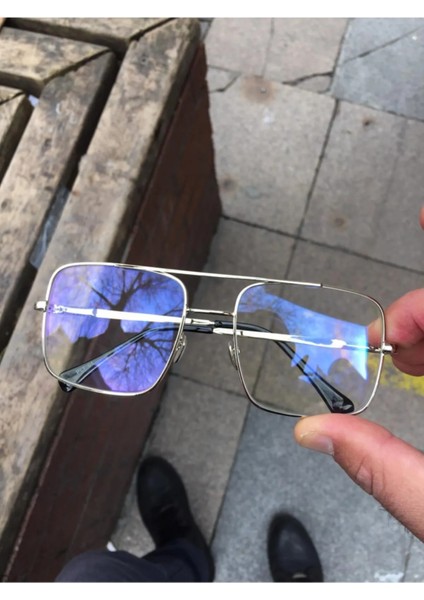 Reynmen Model Gold Renk Mavi Işık Filtreli Pilot Gözlük