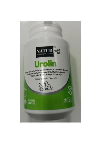 Urolin Kedi Köpek Idrar Sağlığı Destek 45 Tablet