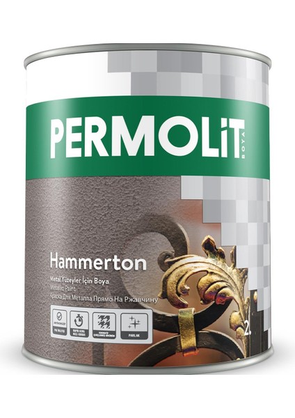 Hammerton Dekoratif Metal Boyası Açık Mavi 2.2 Lt. fırsatları