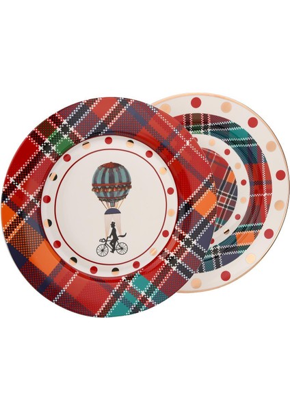 Lucky Art Shannon Bone 27 cm 6lı Servis Tabağı Seti Lyhd 441