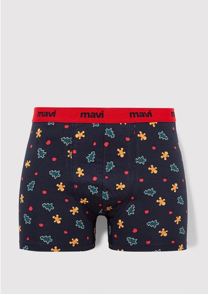 Yılbaşı Temalı Baskılı Boxer 092252-70500