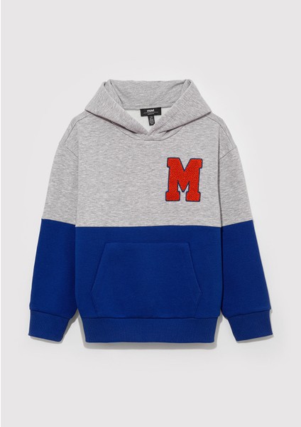 M Logo Patchli Blok Renkli SWEATSHIRT6S10056-70896