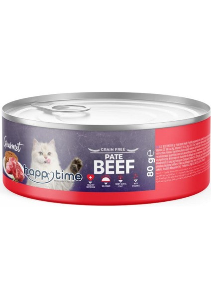 Sığır Etli Ezme Kedi Konservesi 12X80 gr