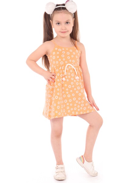 Kız Çocuk Komple Baskılı Elbise