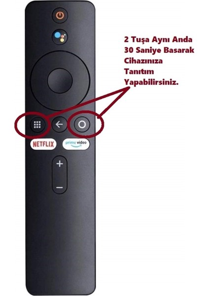 Mi box XMRM-006 MI Box S MDZ-22- MDZ-24-AA Smart TV Box SESLİ Bluetooth UZAKTAN KUMANDASI