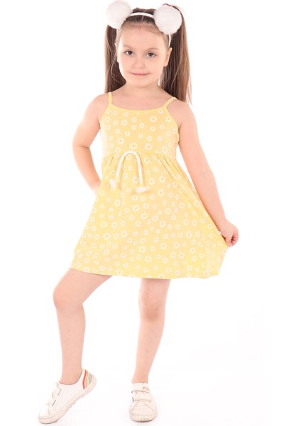 Kız Çocuk Komple Baskılı Elbise