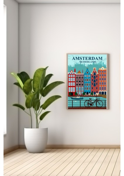 A3 Amsterdam Baskılı Poster