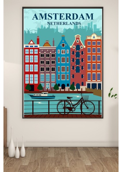 A3 Amsterdam Baskılı Poster