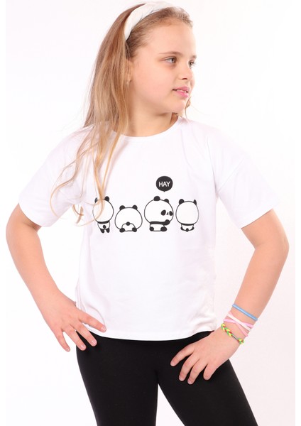 Kız Çocuk Baskılı Tişört