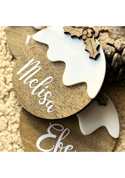 Ahşap Isme Özel Yılbaşı Ağaç Süsü /isimli Hatıra Yılbaşı Ağacı Süsü / Yılbaşı Pudingi fiyatları