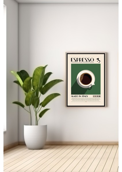 A3 Espresso Baskılı Poster
