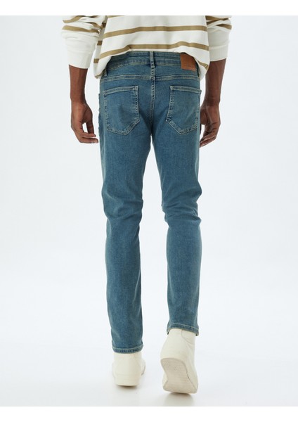 Slim Fit Kot Pantolon - Brad Jean