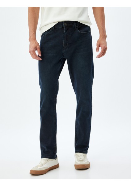 Slim Fit Kot Pantolon - Brad Jean