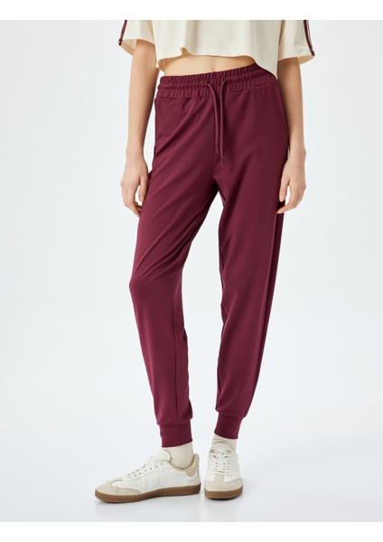 Beli Bağcıklı Ekstra Yüksek Bel Jogger Eşofman Altı modelleri