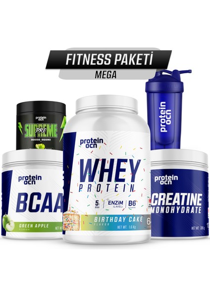 Fitness Paketi Mega - Birthday Cake Yeşil Elma