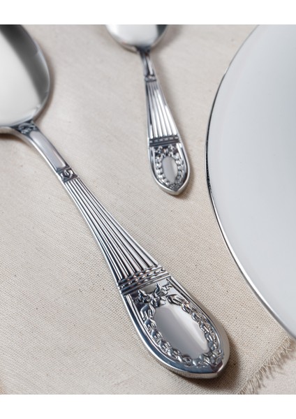 La Papillion 84 Parça Çatal Bıçak Kaşık Seti - Silver fiyatları