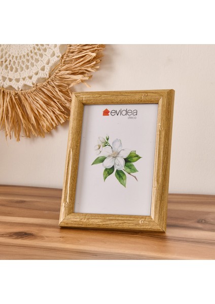 Deco Natürel Çerçeve - Açık Kahverengi - 15X21 cm