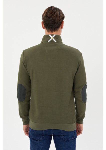 Fermuarlı Pamuk Sweatshirt- PIN-1039