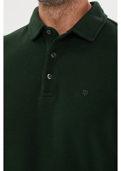 Tony Classics Kadife Selanik Polo Yaka Sweatshirt- KS-1491