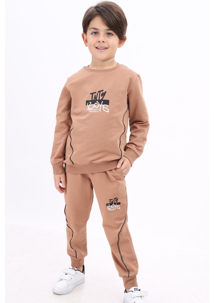 Erkek Çocuk Baskılı Eşofman Takım