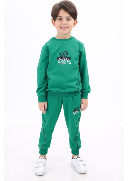 Erkek Çocuk Baskılı Eşofman Takım
